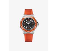 Omega Mens Omega Seamaster Planet Ocean 600M Stainless-Steel Rubber-Strap Watch 42mm Orange 1 Size