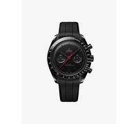 Omega Mens Omega Speedmaster Dark Side Of The Moon Ceramic Rubber-Strap Watch 44.25mm Black 1 Size
