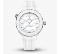 OMEGA Mens Seamaster Diver 300m Milano Cortina White Rubber Strap Watch 522.92.44.20.04.001