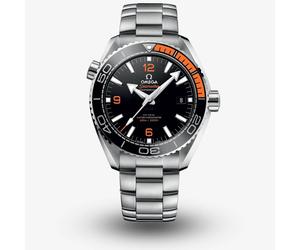 OMEGA Mens Seamaster Planet Ocean Black & Orange Bezel Watch 215.30.44.21.01.002