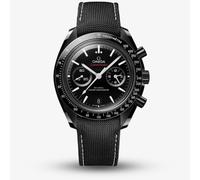 OMEGA Mens Speedmaster Dark Side Of The Moon Chronograph Black Fabric Strap Watch 310.92.44.51.01.002