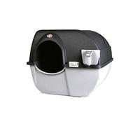 Omega Paw EL-RA15-1 Elite Roll 'n Clean Litter Box, Regular, Midnight Black