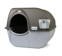 Omega Paw NRA15 Self Cleaning Litter Box Regular Size,Grey