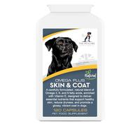 Omega Plus Skin & Coat Supplement For Dogs and Cats, Triple Action Omega 3, 6 & 9 With Added Vitamin E, 120 Softgel Capsules 1000mg, Human Grade Ingredients, UK Manufactured
