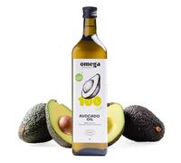 Omega Pressery Avocado Oil for Cooking - 1L | Neutral Flavour | High Smoke Point 270°C | 100% Pure Natural Cooking Oil | Ideal for Frying, Roasting, Baking & Air Frying at High Heat
