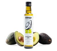 Omega Pressery Avocado Oil for Cooking - 250 ml | Neutral Flavour | High Smoke Point 270°C | 100% Pure Natural Cooking Oil | Ideal for Frying, Roasting, Baking & Air Frying at High Heat