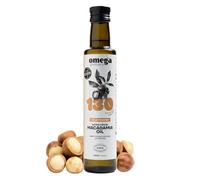 Omega Pressery Premium Extra Virgin Macadamia Cooking Oil - 250ml | Cold Pressed, Unblended & Unrefined | 100% Natural, Traceable & Pure Macadamia Nut Oil for Cooking | 1-Star Great Taste Award