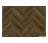 Omega Rustic Herringbone Db003 Dark Brown Herringbone Effect Glue-Down Luxury Vinyl Tile For Home (All Rooms) & Contract Commercial Usage, 2.5mm LVT