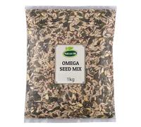 Omega Seed Mix 1kg by Hatton Hill | 4-Seed Blend: Pumpkin, Sunflower, Sesame & Flax | Non-GMO, Vegan