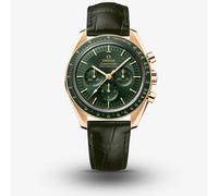 Speedmaster Moonwatch Professional Co-Axial Master Chronometer Chronograph 42mm Mens Watch Green Moonshine Gold