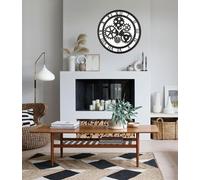 Omega trade Wooden Silent Non-Ticking Wall Clock for Home Stylish Designer Wall Clock for Home Living Room Bedroom Office Hall (15x15 inch CH-RSIW3)