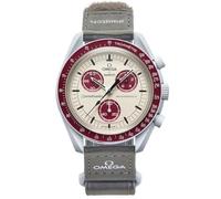 Omega x Swatch Moon Swatch Mission to Pluto Speedmaster - Modern Burgundy
