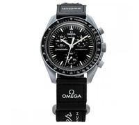 Omega x Swatch Moon Swatch Mission to The Moon Speedmaster Black - New, SO33M100, Black, Modern