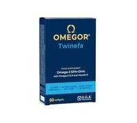 Omega 3 6 9 Capsules High Strength OMEGOR TwinEFA - Omega3 1890mg EPA/DHA with Fish Oil and Borage Oil - No Aftertaste (60 Orange Flavoured Capsules)