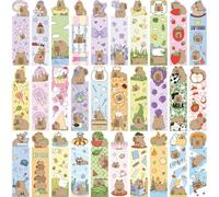 OMEIU 30PCS Children's Bookmarks, Bookmark Clips, Markings for Teachers, Students, Book Lovers, School Home Office Supplies Princess Snow White (Capybara)