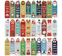 OMEIU 30PCS Children's Bookmarks, Bookmark Clips, Markings for Teachers, Students, Book Lovers, School Home Office Supplies Princess Snow White (Christmas)
