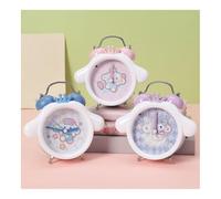 OMEIU Store Capybara Panda Alarm Clocks Non-Ticking Kids Silent Bedside Alarm Clock, Loud Double Bell Clock With Backlight,Suitable For School Gift (Cin(random color))