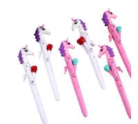 OMEIU Store Capybara Unicorn Character Boxing Pen, Capybara Boxing Pen Gel Pen Set Fun Confrontation Children's Ballpoint Pen for School, Office, Stationery (Unicorn 01 （Random colour）)