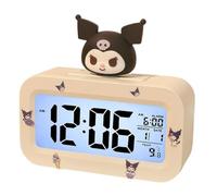 OMEIU Store LED Digital Children Alarm Clock With Night Light - Light Alarm Clock for Girls Boys Teenagers School Back To School Gifts Dual Alarms Snooze Modes Temperature Dates display (White)