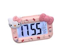 OMEIU Store LED Digital Children Alarm Clock With Night Light - Light Alarm Clock for Girls Boys Teenagers School Back To School Gifts Dual Alarms Snooze Modes Temperature Dates display (Cat)