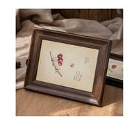 OMEIU Store Photo Frame Beech Wood Picture Frames for Desk Wall Oak Walnut Frames Decor Family Friends Gifts 4x6 8x6 7x5 Portrait & Landscape (Wood 02, 8x6（15.2 * 20.3）)