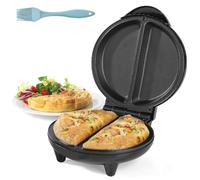 Omelette Maker Electric, Dual Zone Double Omelette Cooker, Non-Stick Deep-Fill Plates, Compact Countertop for Omelettes, Pancakes & Toasties