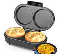 Omelette Maker Electric, Omelette Pan Nonstick, Dual Omelette Makers Round Grooves, Egg Bite, Mini Pancake, Breakfast Sandwich Maker