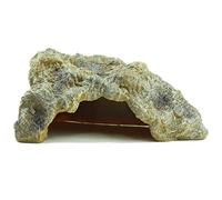 OMEM Reptile Hide Simulation of Rock Cave Gecko, Snake, Bearded Dragon Hideout Breeding Box Shelter Vivarium Habitat Decor (Large)