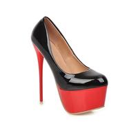 Omeslike 6.30 inch/16cm Women's Sexy High Heels Fashion Office Stiletto Wedding Dress Shoes Party Stripping Dance Pumps for Women,Red,41