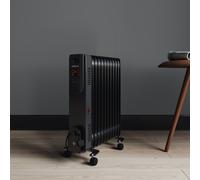 Ometa 2500W Oil Filled Radiator Home Detail Black One Size