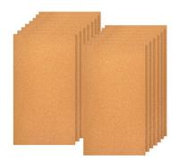 Omevett 15pcs Thin Cork Sheet 2mm Cork Sheet Corks Boards for Walls Decor, DIY Craft Projects, Party (30 x 21cm, 2mm Thick)