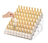 Omevett 7 Tier Nail Polish Stand Nail Polish Rack, Clear Acrylic Nail Polish Display Nail Varnish Stand For Essential Oil, Perfume, Lipstick Paint Organiser (31 * 30 * 18.5cm)