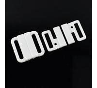OMEVU 20/50/100 Sets 10/15/20/25mm Plastic Bra Buckle Bikini Strap Clasp Resin Button Closure Swimwear Hook DIY Underwear Accessories
