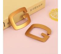OMEVU 2pcs G-shaped Gold Shoe Clip Decor Shoes Accessory