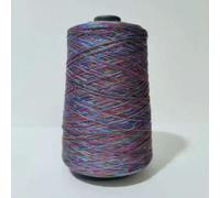 OMEVU Soft Smooth Fancy Dye 8 Ply Pure cotton Yarn Organic Lace Cotton Crochet Knit Sewing Weaving Thread 500g