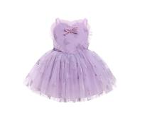 OMEWEE Baby Girl Valentine's Dress Heart/Butterfly/Polka Dot First Birthday Outfit Valentines Day Dress Cake Smash Flower Girl Princess Tutu Dress Party Ball Gown Purple 2-3 Years
