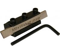 OMEX T Type Lathe Parting Tool Clamp Cut Off Tools 3/4" HSS Blade 1/2" Shank