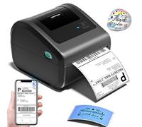 Omezizy Bluetooth Thermal Label Printer, D450BT Shipping label printer 4x6