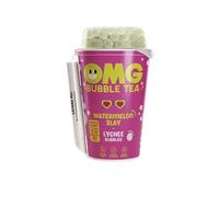 OMG Bubble tea | Real tea, Real fruit, Popping bubbles | (Pack of 5, Watermelon)