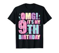 OMG Its My 9th Birthday Funny 9 Year Old Bday Girls Boys T-Shirt