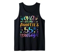 OMG It's My Auntie's 55th Birthday Sweet 55 Years Old Tank Top
