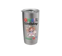 OMG Its My Birthday Born On June 11th Girl with Present Bear Stainless Steel Insulated Tumbler