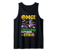 OMG It's My Birthday On October 05 Happy Mommy Daughter Girl Tank Top