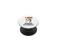 OMG It's My Birthday On September 27 Happy To Daddy Daughter PopSockets Adhesive PopGrip