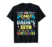 OMG It's My Dada's 55th Birthday Sweet 55 Years Old T-Shirt