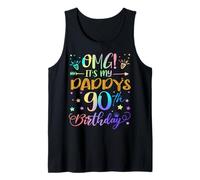 OMG It's My Daddy's 90th Birthday Sweet 90 Years Old Tank Top