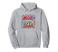 OMG It's My Dad's 40th Birthday Funny Happy 40 Years Old Pullover Hoodie