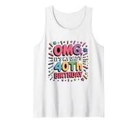 OMG It's My Dad's 40th Birthday Funny Happy 40 Years Old Tank Top