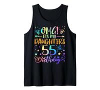 OMG It's My Daughter's 55th Birthday Sweet 55 Years Old Tank Top