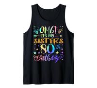 OMG It's My Sister's 80th Birthday Sweet 80 Years Old Tank Top